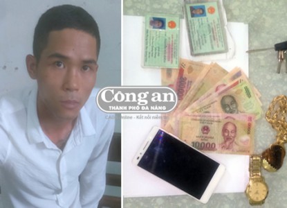 Tóm thanh niên Quảng Nam táo tợn giật túi xách, cướp tài sản du khách trên đường phố