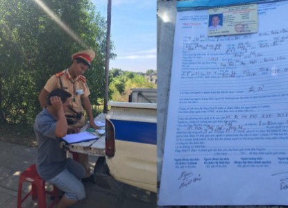 Quảng Nam: Hành khách hoảng sợ khi biết tài xế dùng giấy phép lái xe giả