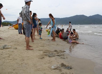 Đà Nẵng: Sứa gây ngứa tấn công người tắm biển