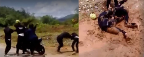 Quảng Nam: 2 nhóm nữ sinh đánh nhau dã man
