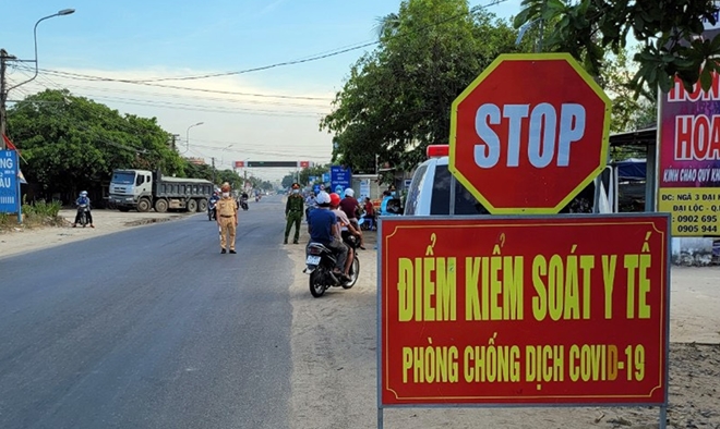 Bác thông tin dừng tiếp nhận hàng hóa tại chốt kiểm soát giữa Quảng Nam - Đà Nẵng